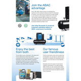 Κοχλιοφόρος Αεροσυμπιεστής Abac Micron 270lt./15hp/1408lt.min με ξηραντή - mytoolstore.gr