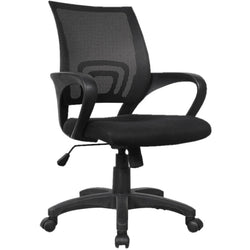 ΚΑΡΕΚΛΑ ΓΡΑΦΕΙΟΥ TRACY, ΜΑΥΡΗ 56x56xH85,5-96,5cm BSF1810