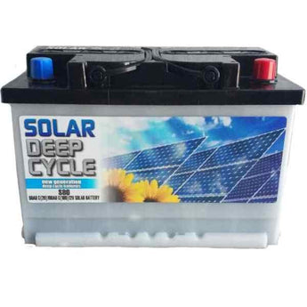 Μπαταρία Βαθιάς Εκφόρτισης Solar 80 Ah - mytoolstore.gr