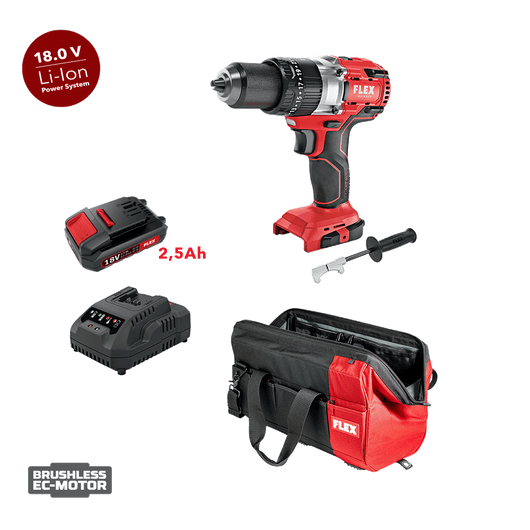 FLEX PACK 1 Starter Pack Σετ Εργαλείων Μπαταρίας 46690 - mytoolstore.gr