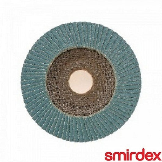 Smirdex 9150125120 Δίσκος Λείανσης Ζιρκονίου 125MM P120 Βεντάλια - mytoolstore.gr